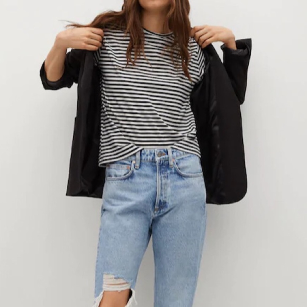 ASOS Breton Striped Tee Top
